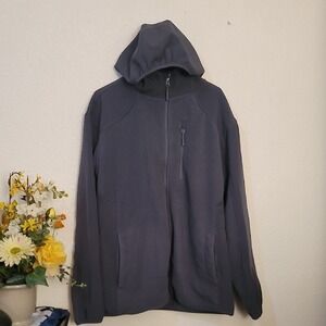 Reebok Charcoal Fleece Jacket